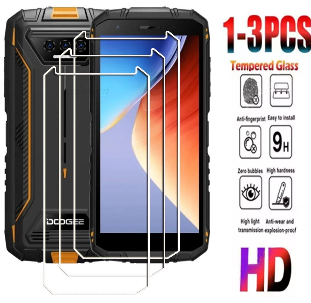 1-3 قطعة من الزجاج المقسى عالي الدقة 9H لهاتف Doogee S41 5.45 بوصة DoogeeS41 S 41 S41T Max Plus Pro S41Max S41Plus غطاء حماية للشاشة