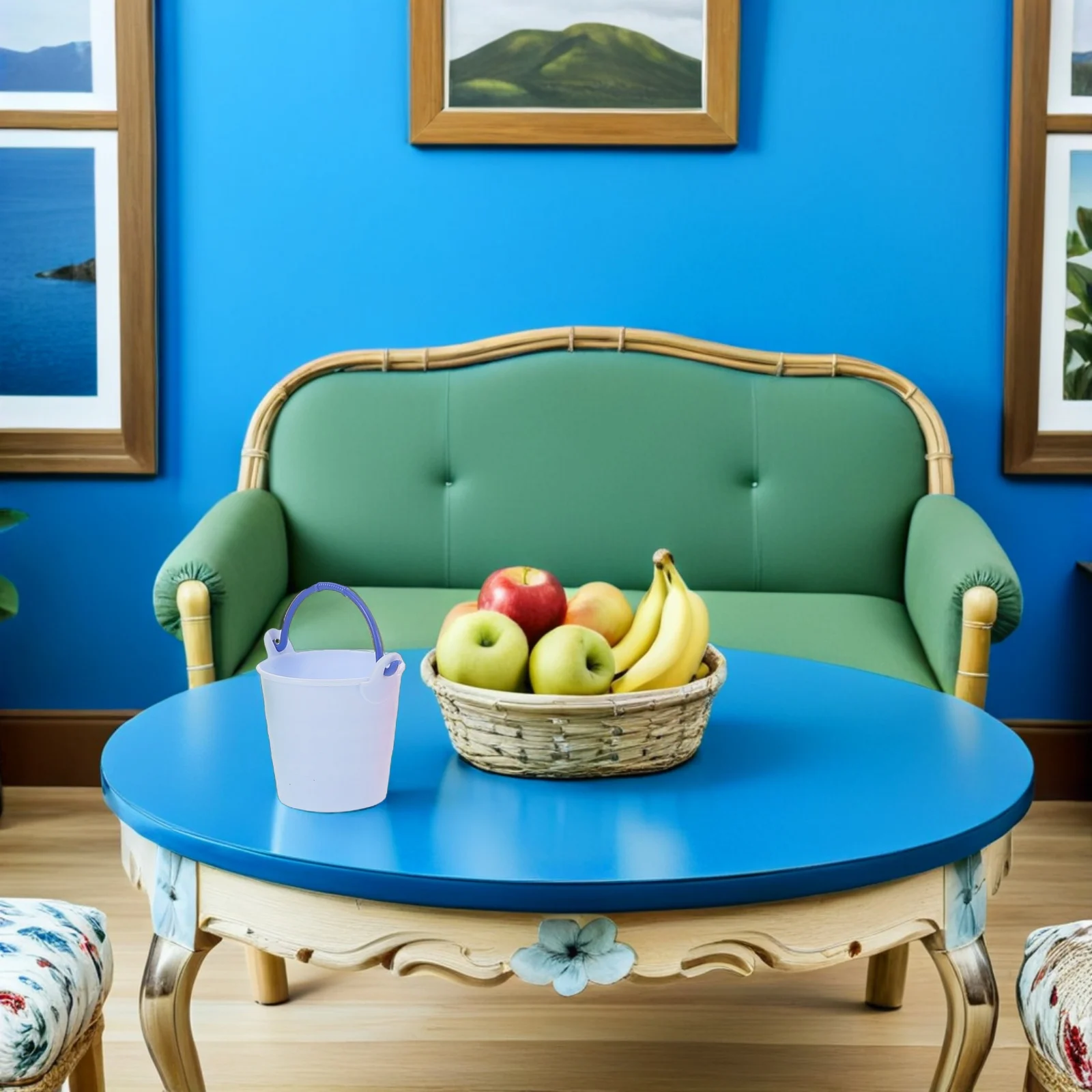 

35Pcs Miniature Bucket Props Plastic Buckets Lightweight Grip Dollhouse Play Scenes Versatile Miniature Pails Mini Water Buckets