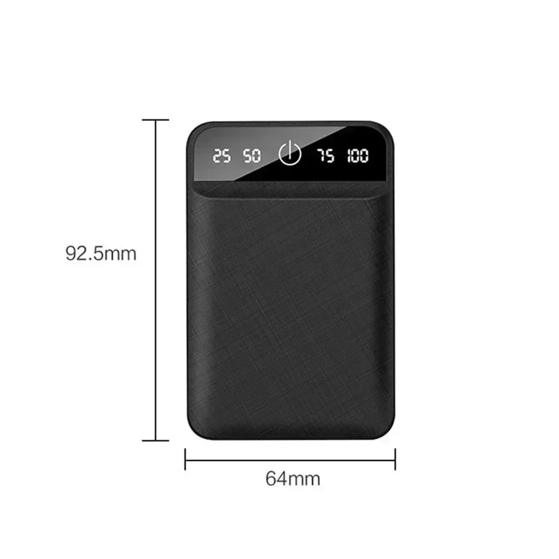 Batterie externe 50000mAh pour téléphone portable, chargeur rapide, affichage numérique, développement USB, pour Android