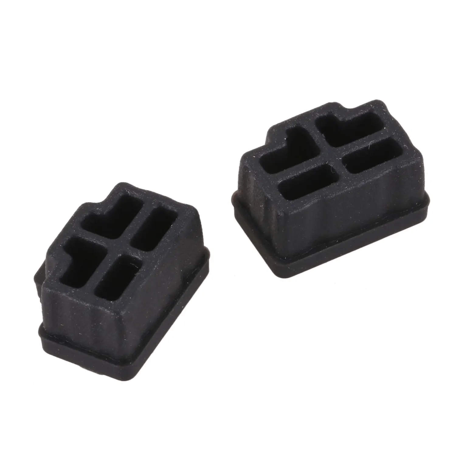 Ethernet Hub Port RJ45 Anti Poeira Tampa Protetor Plug 10Pcs Preto