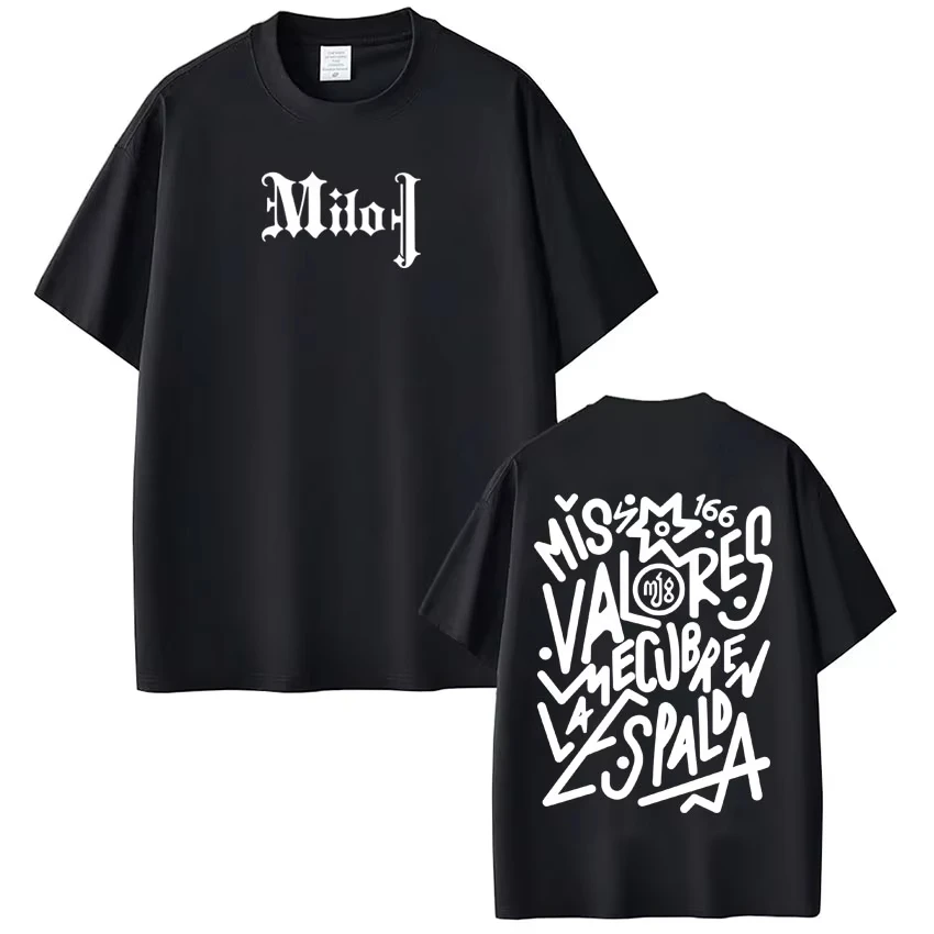 Rapper Milo J Fashion Graphic Men's Summer Short Sleeve Casual Harajuku Style Streetwear Top Women And Men T-shirt