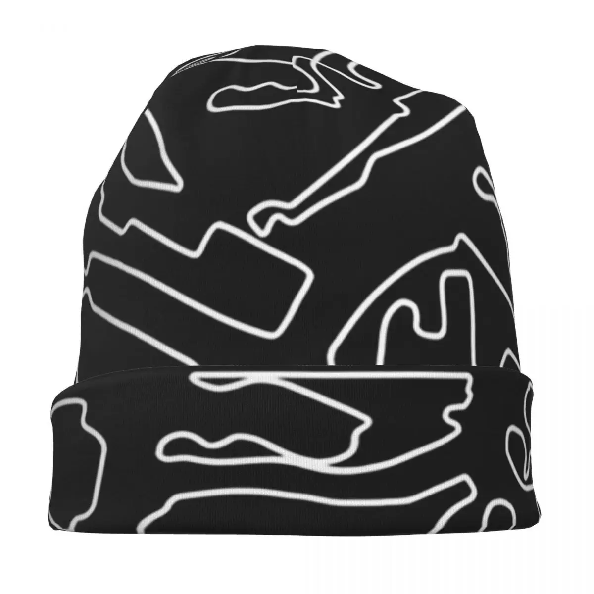 F1 2023 トラック暖かいニットキャップヒップホップボンネット帽子秋冬屋外ビーニー帽子男性女性大人用