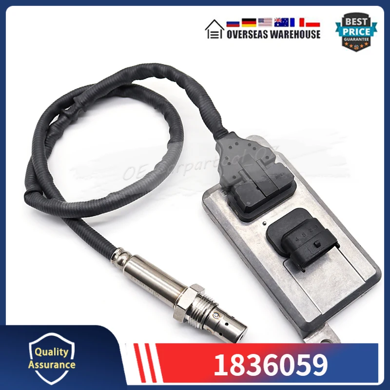 

1836059 Nitrogen Oxygen Sensor NOX SENSOR Fits For DAF CF75 CF85 XF105 1744683 5WK96619C 5WK96619D 1PCS