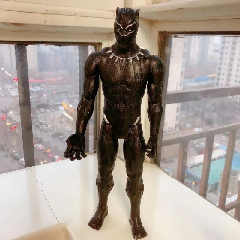 Marvel Movable Figurine The Avengers Black Panther 2 Movie Same Action Figure Model Iron Man Toy Collection Birthday Gift