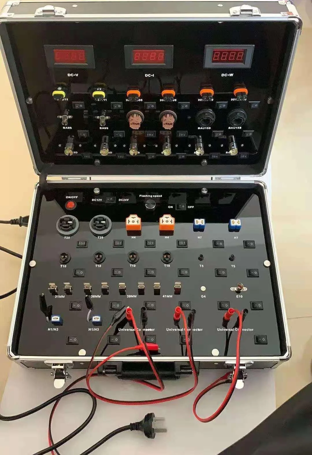 2021 Portable Silver Suitcase Aluminum Tool Empty Flight Demo Case Box Testing Machines Equipment