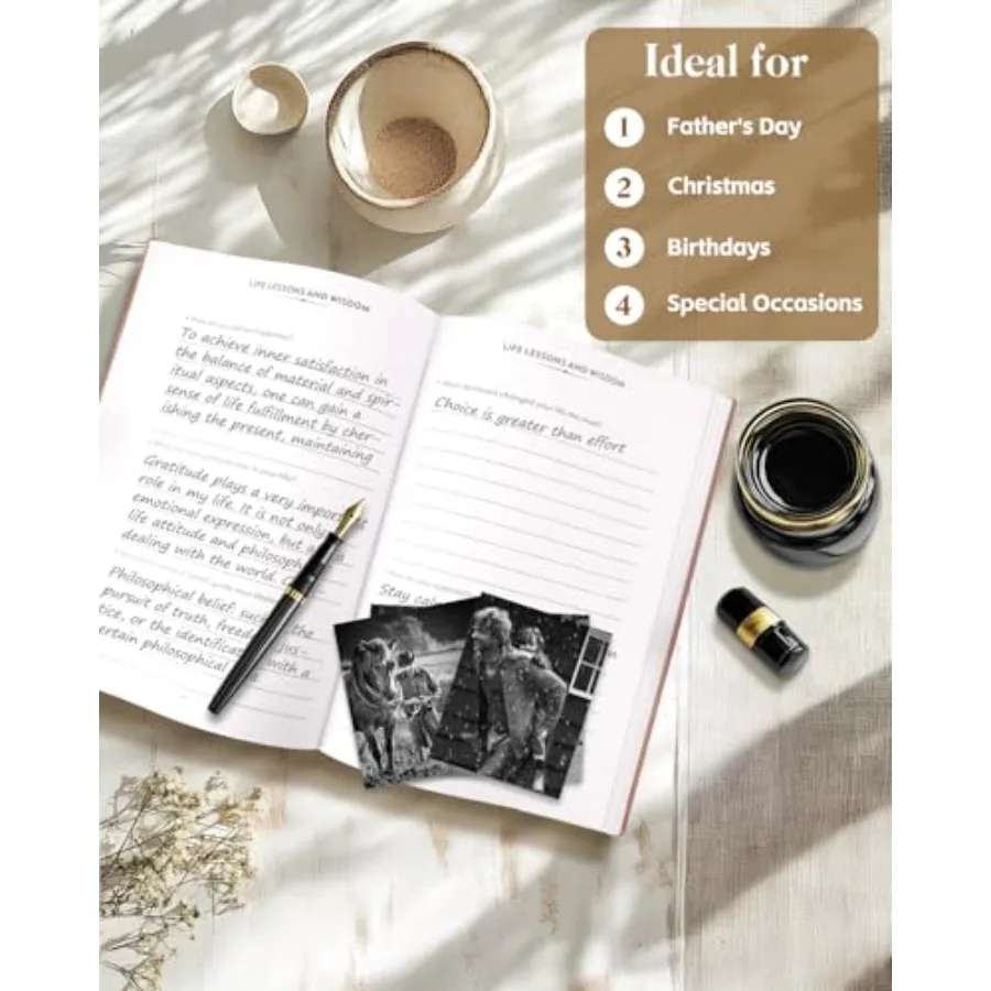 Dad I Want to Hear Your Story Father's Day Gifts For Dad Birthday Gift Fathe Day Gift Dad's Life Story Jourl for Him Men Husban