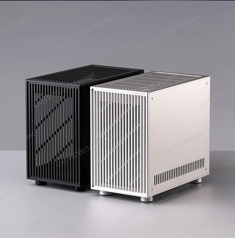 Mini ITX A12 All Aluminum Chassis Air Cooled Portable Compact Desktop Computer Case