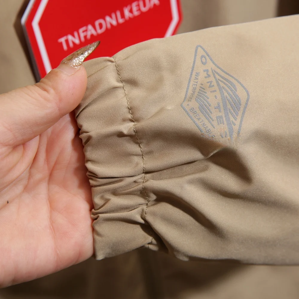 جايت للتسلق في الهواء الطلق للرجال مقاوم للرياح ومقاوم للماء وغطاء للرأس مبطن بشكل منتظم طويل وسحاب للإغلاق #5