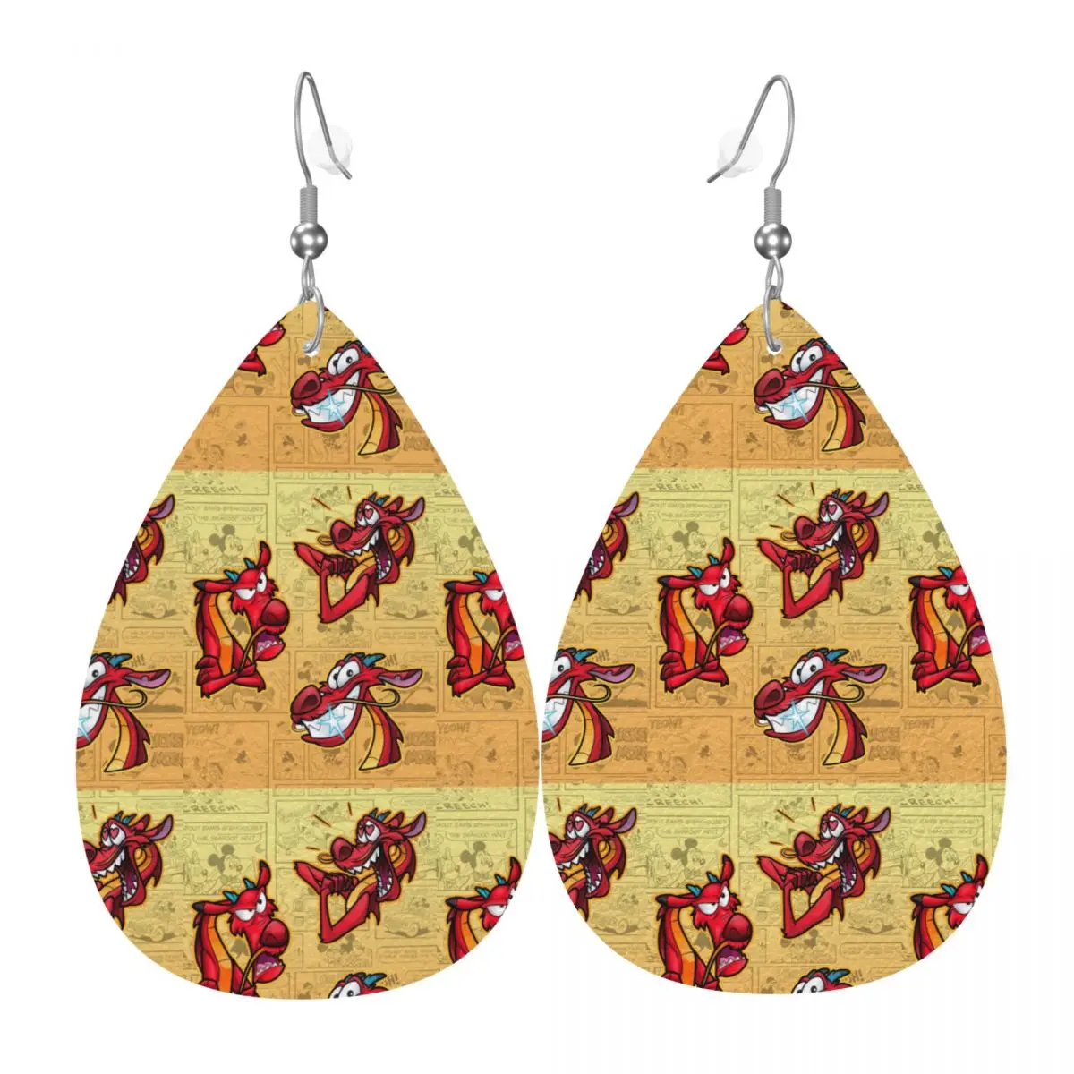 

Кожаные серьги-подвески «Принцесса Мулан» для женщин, ювелирные аксессуары