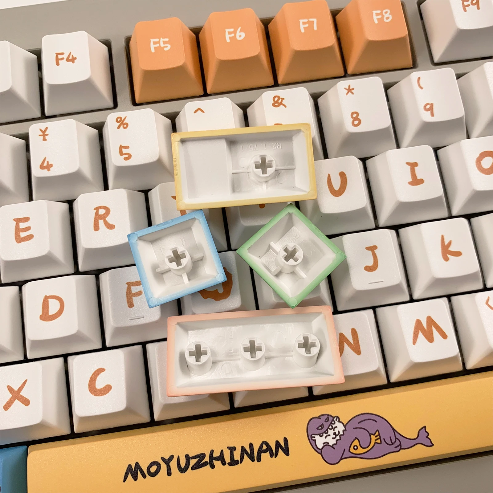 Keysland kirsch profil keycap mechanisches kye board farbstoff sub tasten pbt moyuzhinan thema fit mit kirsche mx für 61/64/68/