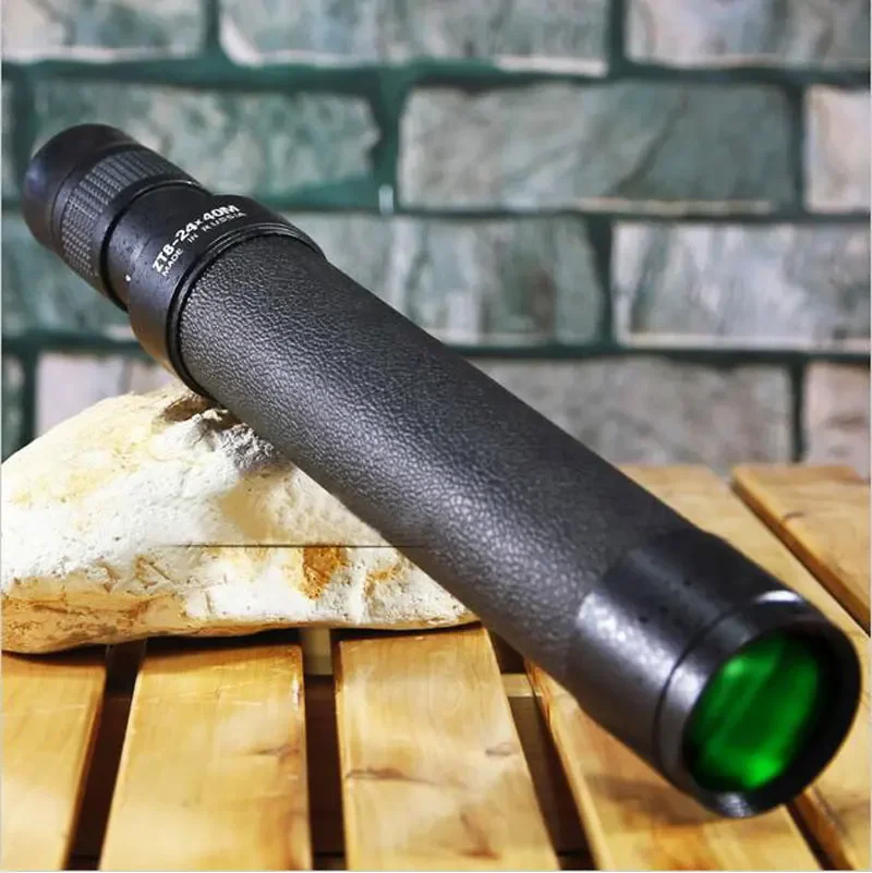 Monocular Telescope Zoom Telescope 8-24x40 HD Powerful Metal Optical Lens Astronomical With Long Range Original Bak4 Russian