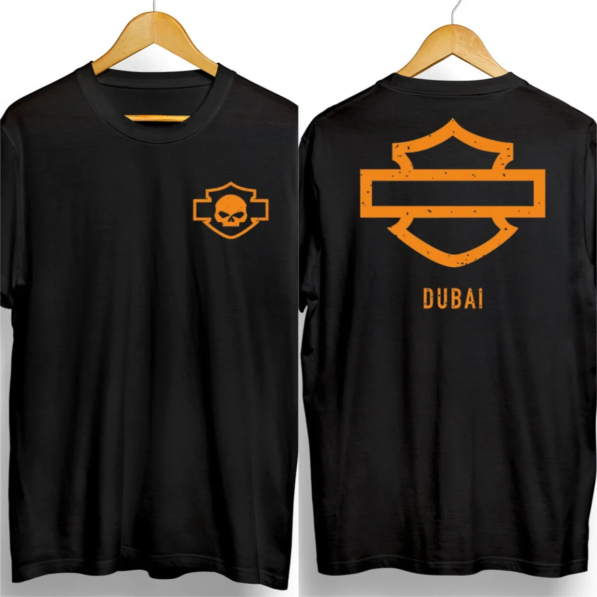 Men's T Shirt Dubai Harley Davidson Motorcycle Biker T Shirt  Tees Short Sleeve Sports T-shirt Men Summer Tops Streetwear
