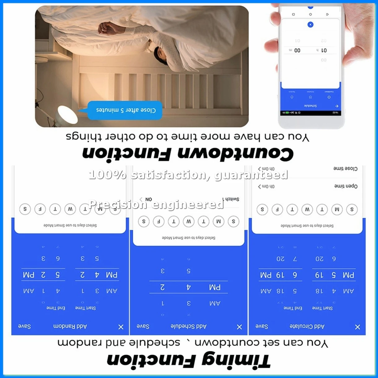 RF433 WiFi Smart Switch Tuya 16A Light Switch MiniHome Breaker Relay with Power Monitor Smart Life APP Voice for ,A-A09I