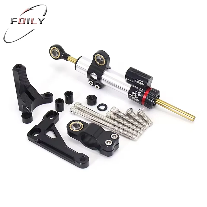 Amortecedores de direção cnc para motocicleta, kit de montagem de suporte de estabilização para honda cb 1000 r cb 1000r cb1000r cb1000r 2018-2023