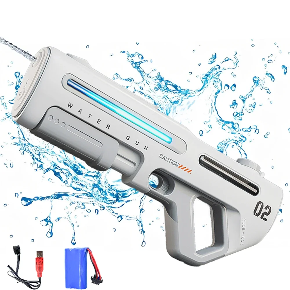 

Powerful Electric Water Gun Toys Continuous Shooting Water Absorption Gun Toy Outdoor Pool Summer Toy for Kids Adult Gift