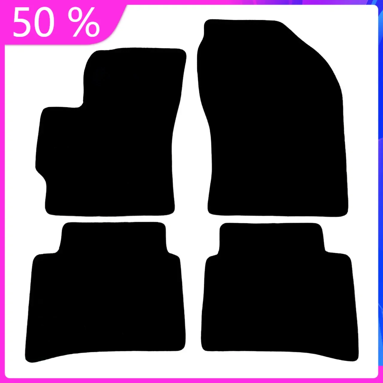 

Secure Car Floor Mats Velour For Toyota Corolla 2018 to 2023 Sedan Waterproof Black Carpet Rugs New