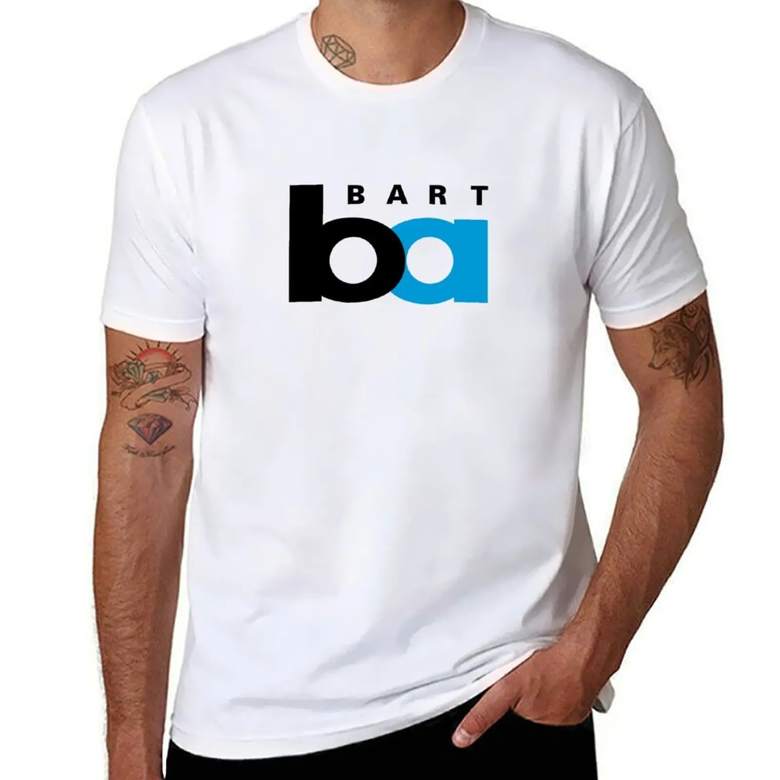 

BART - Bay Area Rapid Transit Logo T-Shirt man t shirts high quality luxury brand essential t shirt T-Shirt