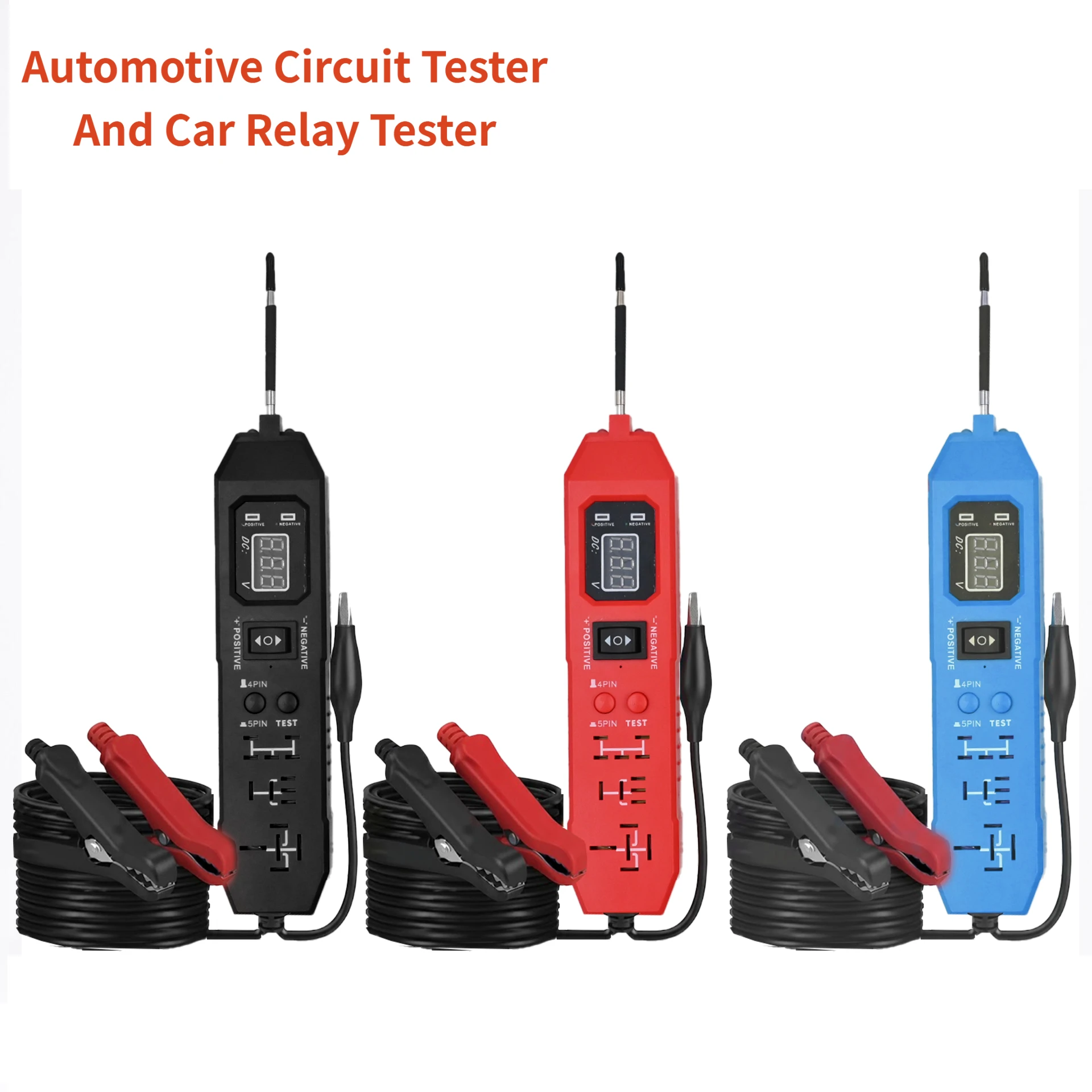 DW833 2in1 Automotive Circuit & Relay Tester,12V-24V Automotive Circuit  Tester And Automotive Electronic Relay Test Tool