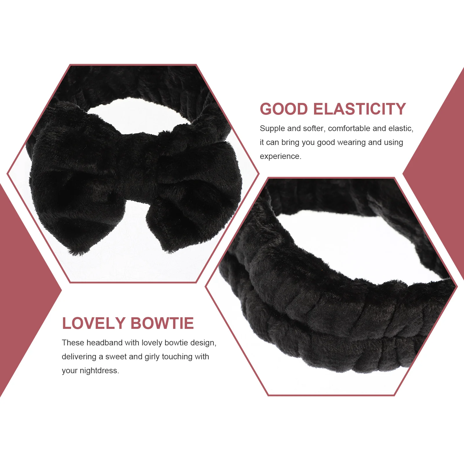 Butterfly End Headband Facial Caring Headbands Household Washing Wristbands Ladies Hotel Elastic Hairbands Face