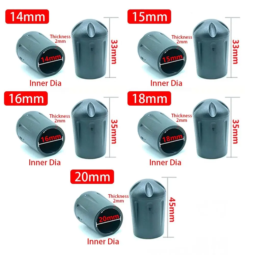 1Pcs/4Pcs Camping Chair Accessories Moon Chair Leg Covers Plug Connector Anti-slip Leg Protectors 14/15/16/18/20mm Removable