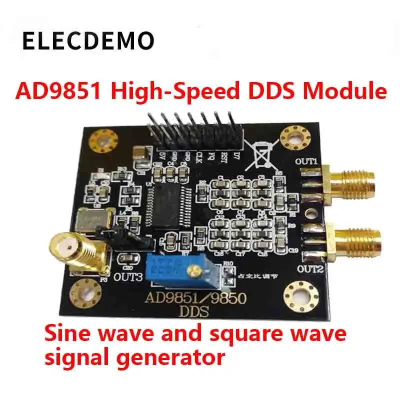 Módulo AD9851 Generador de señal con función DDS Enviar programa Compatible con el módulo AD9850 Lite