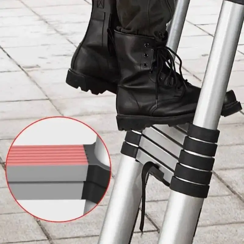 

Thickened Aluminum Multi-functional Folding Ladder Household Alloy Telescopic Ladders Herringbone Stairs Engineering Ladder T