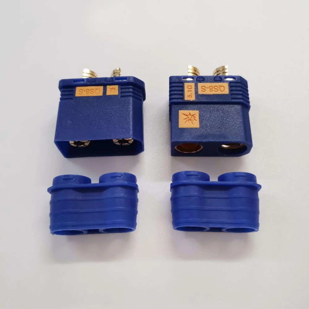 QS8-S الثقيلة بطارية موصل مكافحة شرارة الذهب موصل عالية قابس طاقة للمركبات الكهربائية والسيارات بدون سائق RC