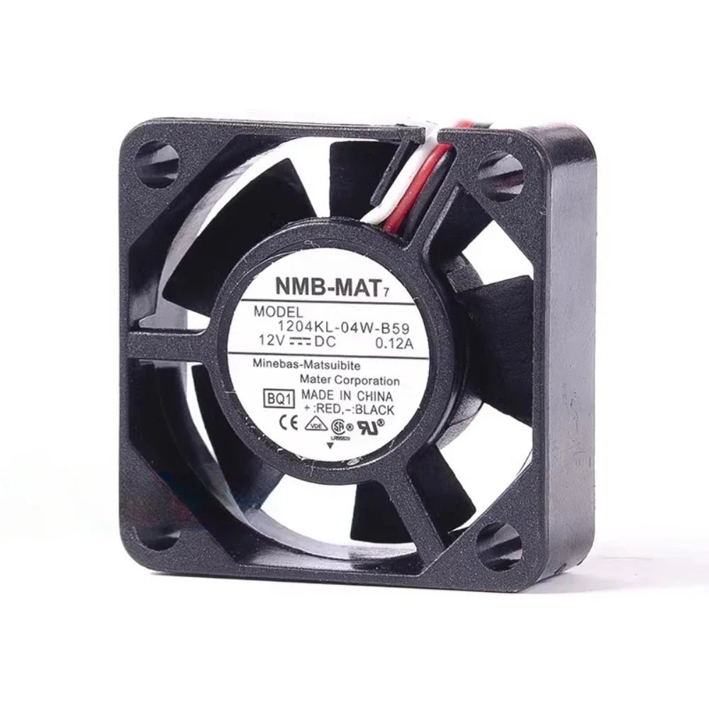 Ventilador de servidor 1204KL-04W-B59 para NMB NMB-MAT, inversor de rodamiento de bolas Dual de alto flujo Axial de aire, refrigeración 3010, 3CM, 12V, 0.12A