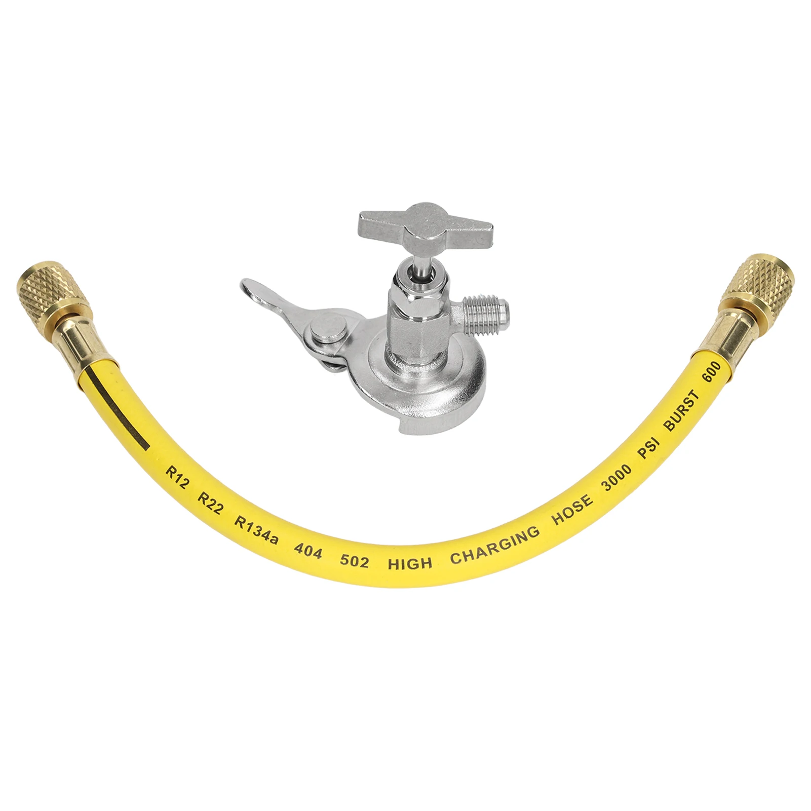 Автомобильный открывалка для бутылок с хладагентом, автомобильный дозирующий клапан, медная резьба 1/4SAE, автоматическое зажигание для R12 R22 R134A, кондиционер