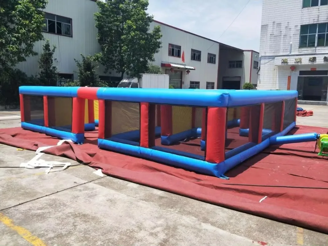 Popular Adults and Children's Inflatable Maze Obstacle Game for Sale
