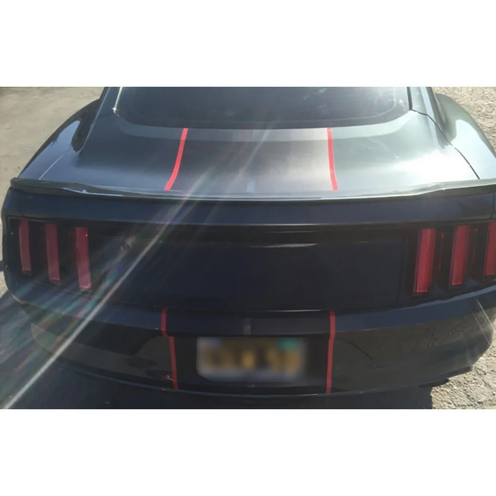 3PCS Car Wrap Stickers and Decals for Ford Mustang 2015-2018 Car Body Kits Gear Shift Sticker Racing Stripes Rally Hood Vinyl