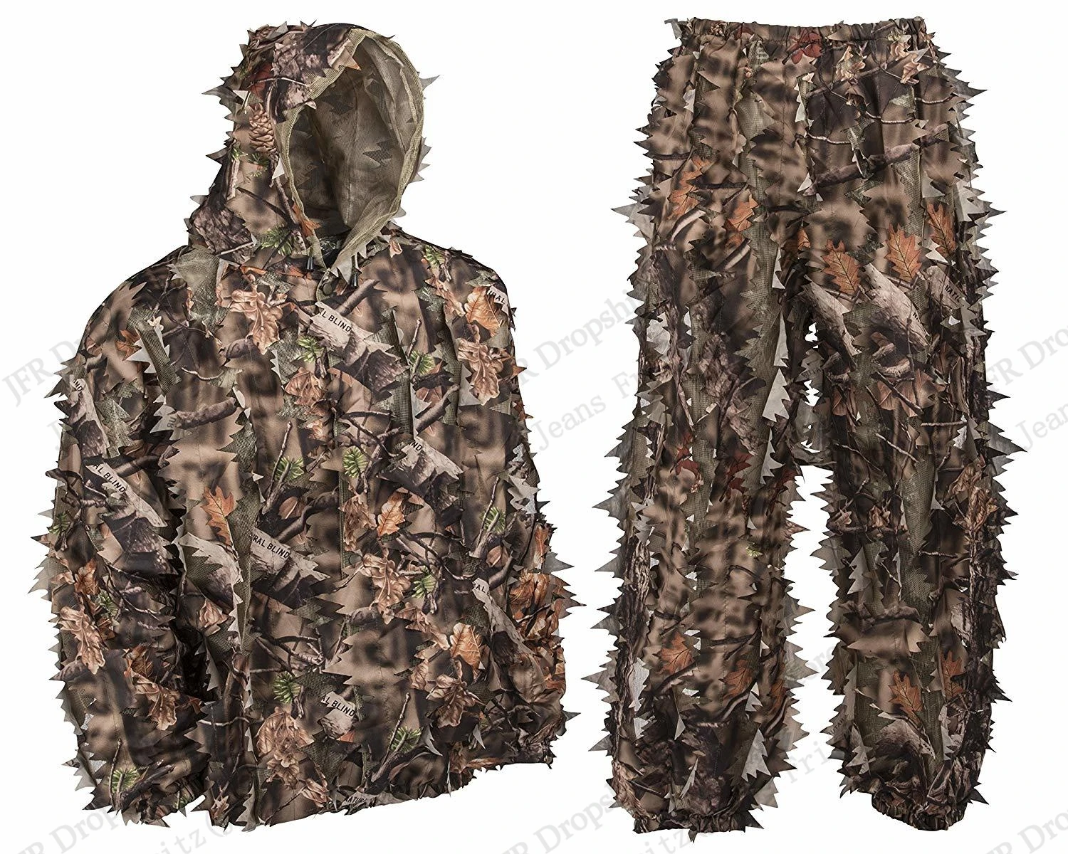 Leafy Camouflage Hoodie Set Hu - Outdoor Hunting Pants Women review and price
