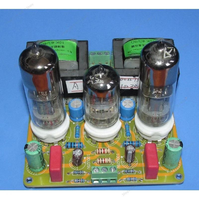 For6N1 push 6N6 tube push-pull small power amplifier board 1.5WX2 mini gall machine tubes JCDQ79L