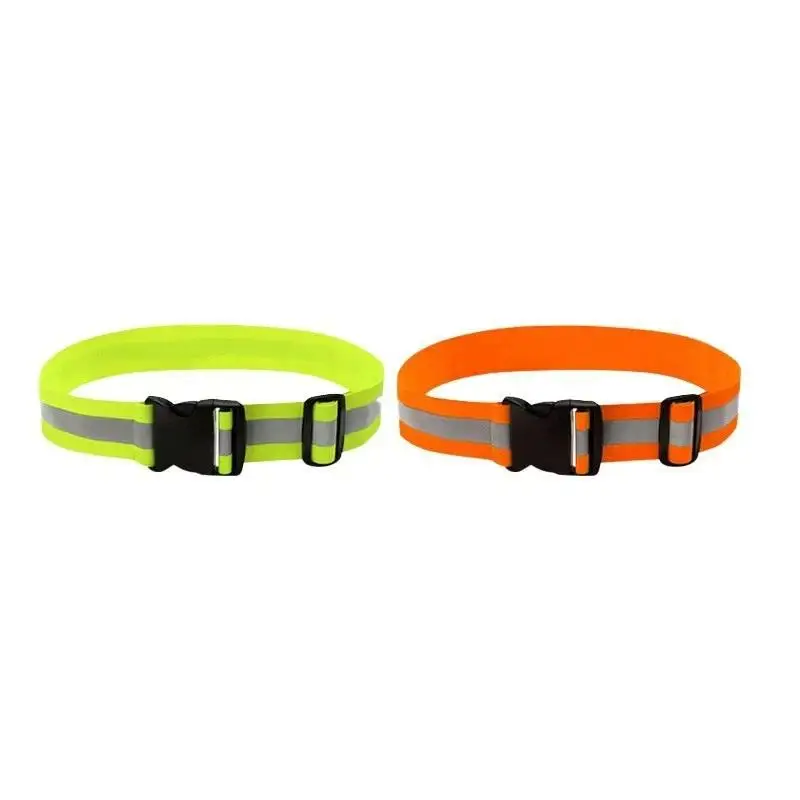 Adjustable Elastic Reflective Belts For Running Cycling Sport High Visible Night Safety Gear Kid Men Women Waist