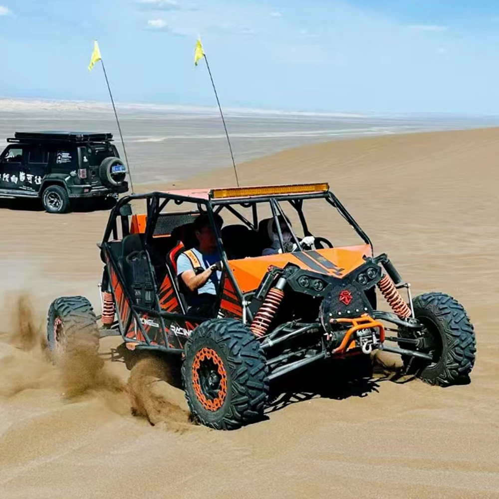 Buggy de course tout-terrain 4x4 1000cc, suspension contrôlée, composant de puissance à couple élevé, frein à disque, vitesse maximale 100 km/h, pour terrains tout-terrain extérieurs