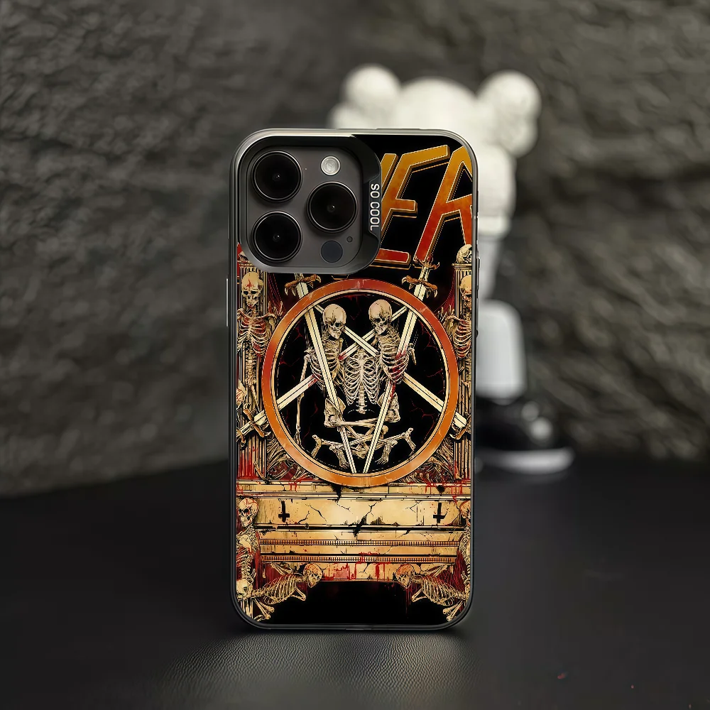 حافظة هاتف باند S-Slayer لهاتف آيفون 12 11 13 14 15 16 17 ماكس برو بلس غطاء حماية صغير IMD ملون #2