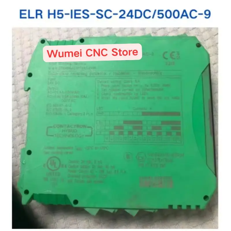Second-hand test OK Launcher ELR H5-IES-SC-24DC/500AC-9 2900421 1 piece If You Need Other Specifications, Please Consult
