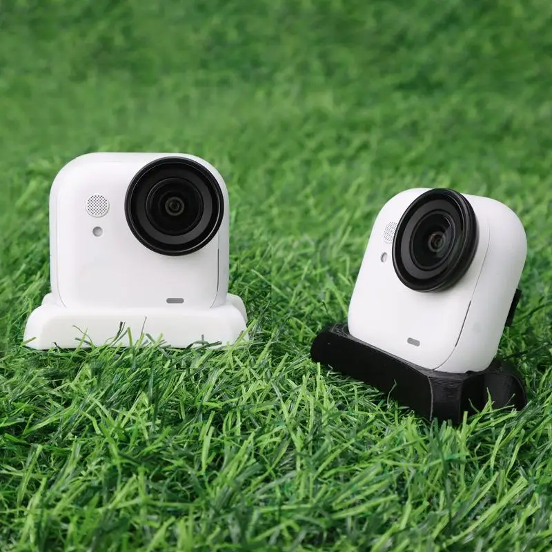 For Insta360 GO Ultra Silicone Base Multi-angle Mount Fixed Bracket Standing Shooting Non-Slip Base Action Camera Accessories