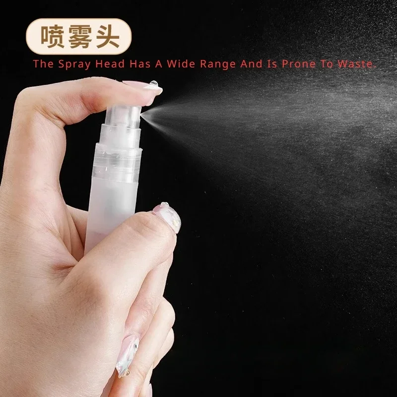 3-10 SZTUK Puste Buteleczki na Perfumy z Kulką Rolującą Przenośne Matowe Plastikowe Butelki Wielokrotnego Użytku na Olejki Eteryczne Przezroczyste Pojemniki Podróżne