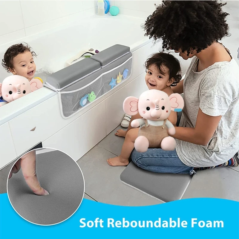 Bath Kneeler And Elbow Rest Pad Kneeling Pad And Elbow Tub Rest Bath Bathtub Kneeler Mat Accessories Dropshipping