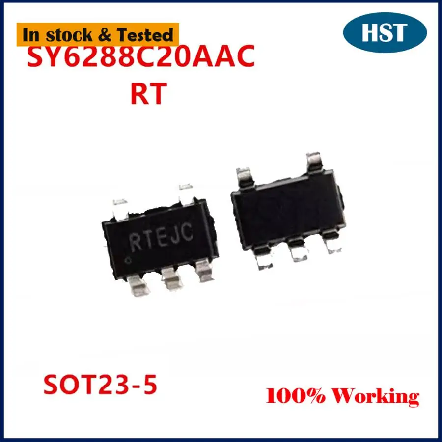 10PCS/LOT New Original SY6288C20AAC RT5NB RT= SOT23-5 IC Chip