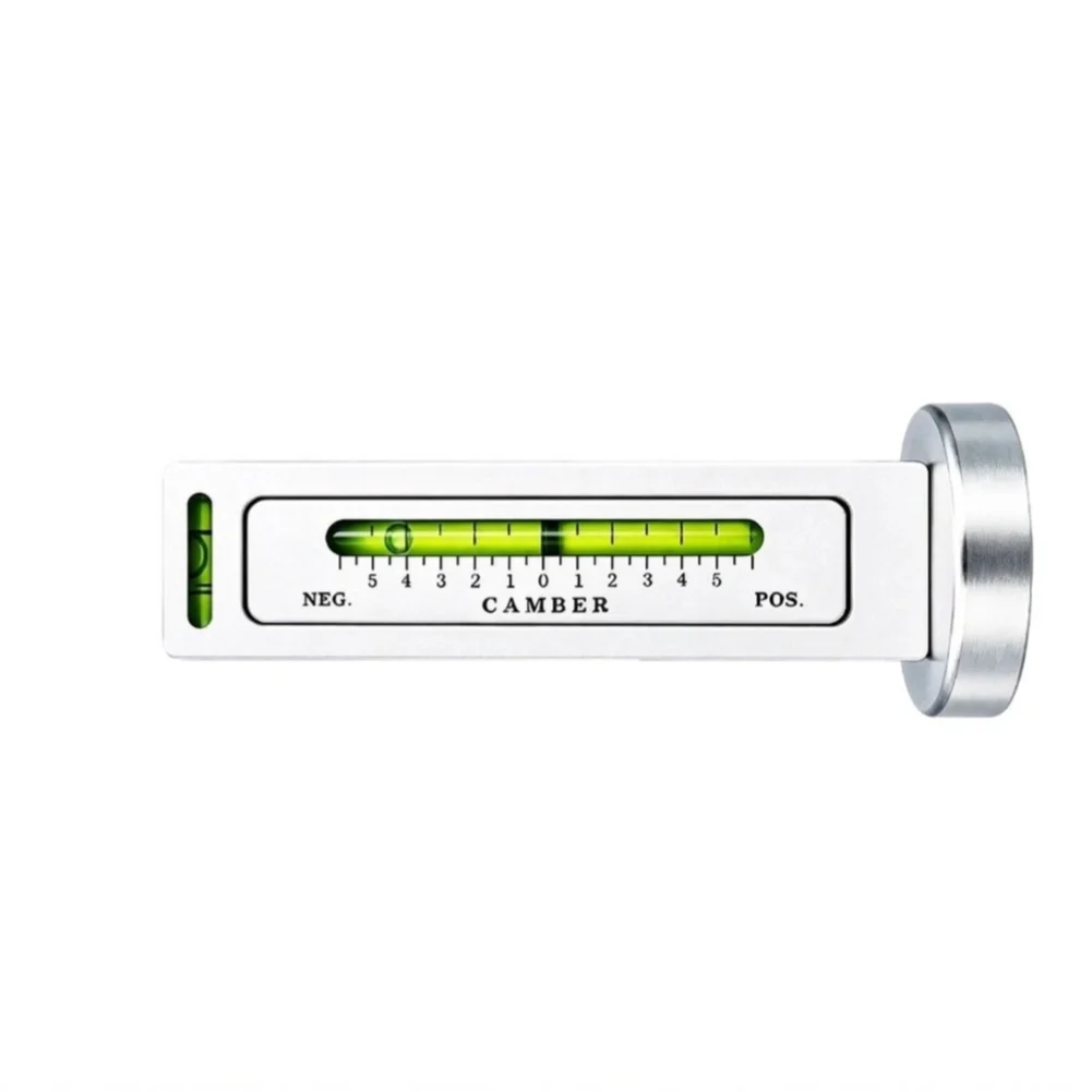 Wheel Alignment Gauge Tool Magnetic Base for Camber Caster Adjustment Compatible with Most Vehicles Aluminum Build
