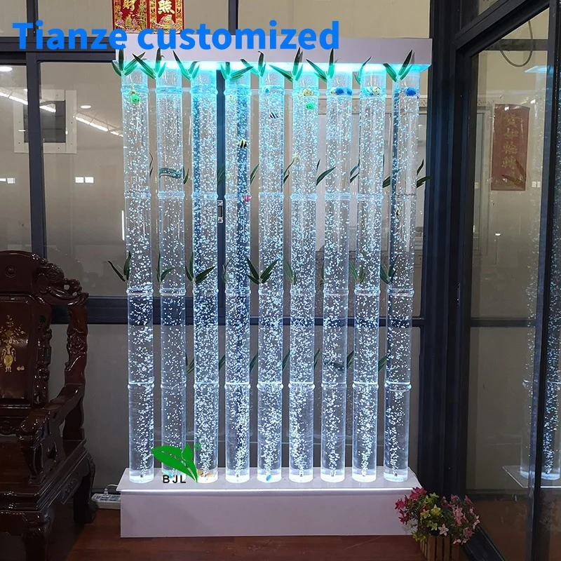 

(Customized) Bar restaurant hotel led water bubble wall partition wall conference room divider