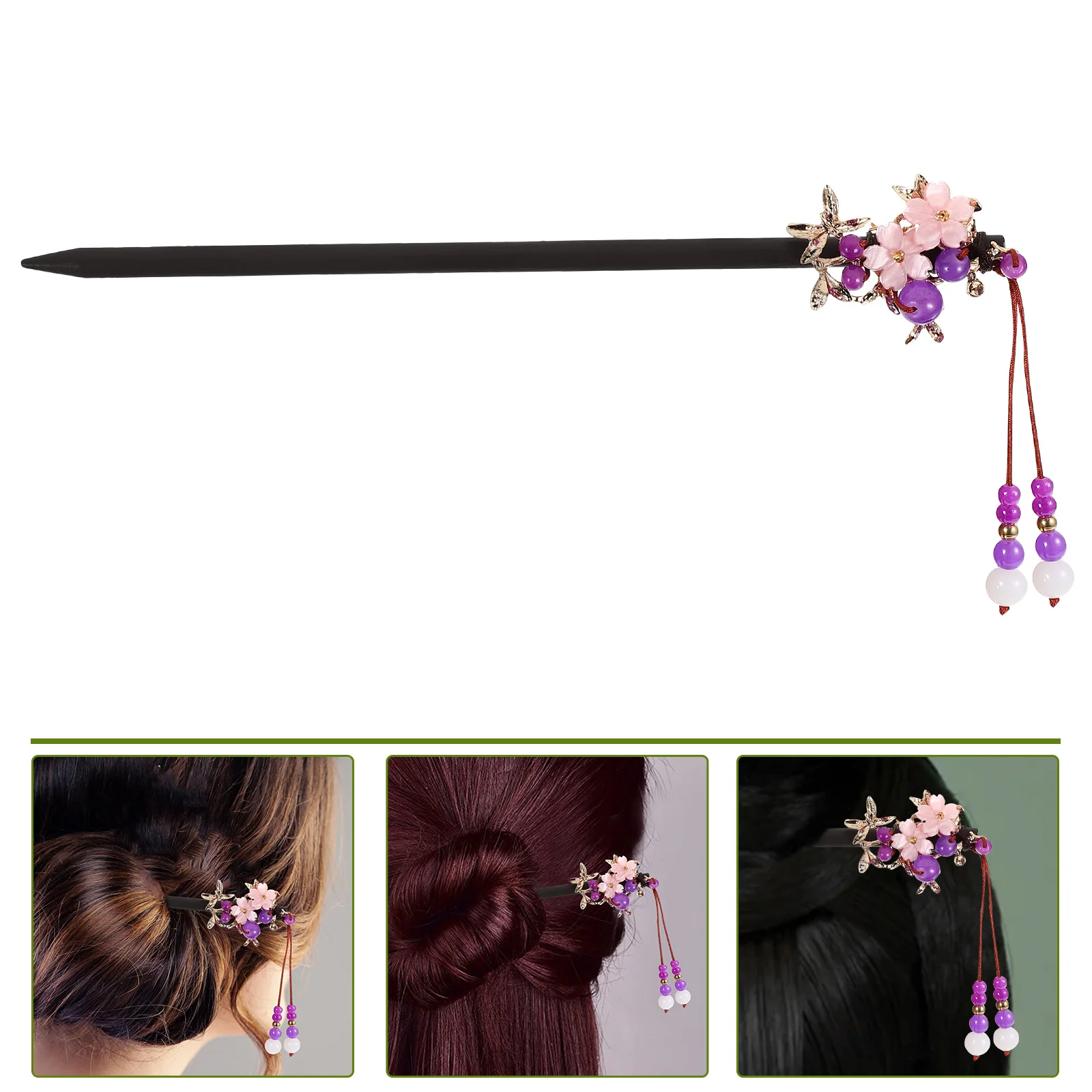 

Hairpin Ornaments for Women's Barrettes Vintage Grips Accessories Japanese-style Miss