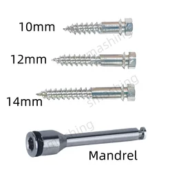MSE Dental Orthodontics Hyrax Expansion Screw - Rapid Palatal Split Device - 10/12/14MM for Effective Facial Treatment 