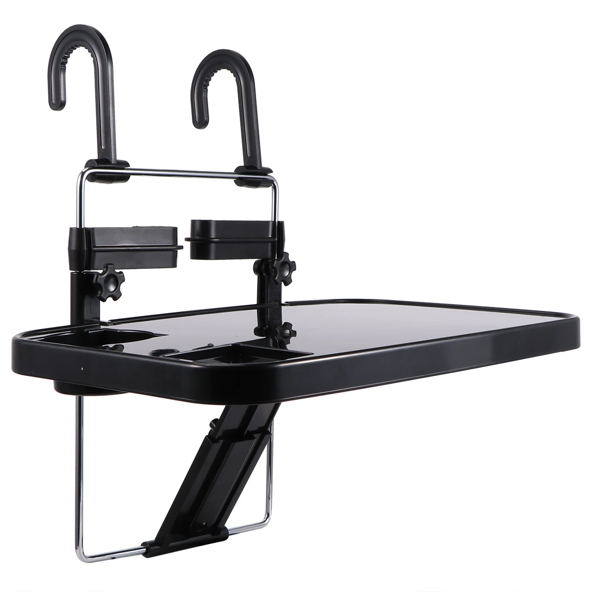 

Foldable Car Laptop Holder Tray Table Durable Multi-functional Seat Organizer Notebook Drink Food Storage Solution