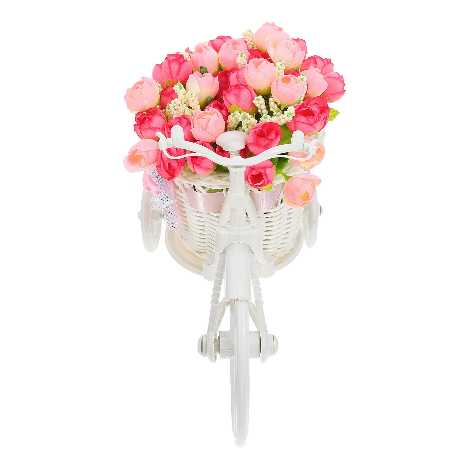 

Shaped Rack 1PC Bike Plant Stand Desktop Silk Flower Shelf Decorative Plastic Flower naments Home Office