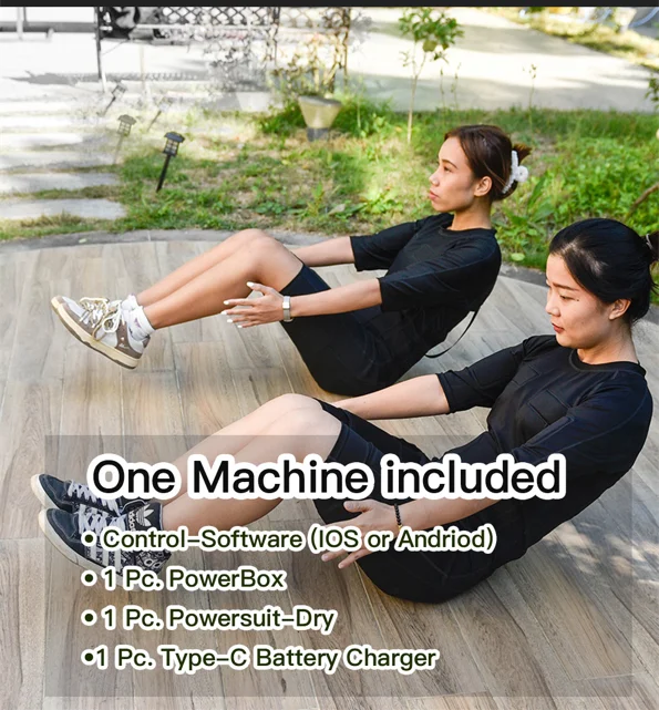 

2026 new high-tech electrically stimulated wireless Ems fitness machine with home clothes