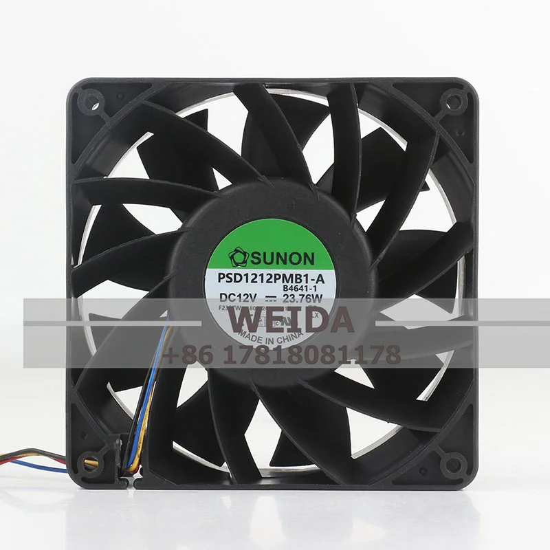 Original SUNON 12038 PSD1212PMB1/PSD1212PMB1-A DC12V 23.76W 12CM frequency converter Silent Cooling fan 120 x 120 x 38MM