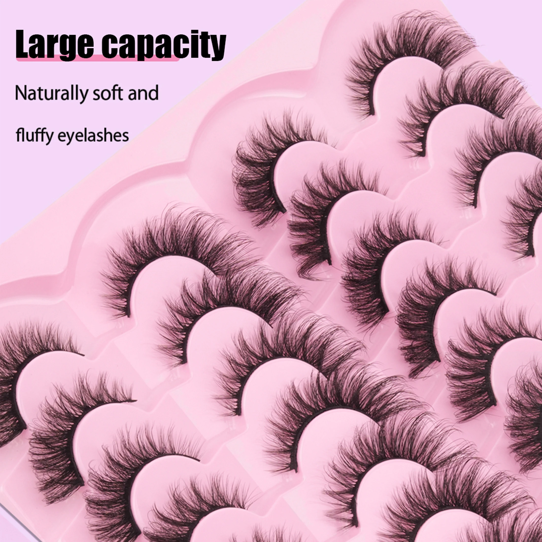 14 Pairs Fluffy Wispy False Ey - Faux Mink Lash ulasan dan harga